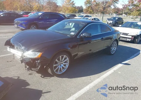 2012 Audi A5 2.0T Premium z USA, uszkodzony, nr VIN WAURFAFR7CA001207